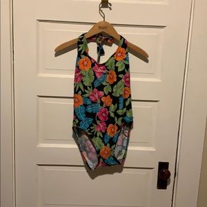 Medium Floral Bathing Suit